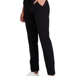 Van Heusen Women's Straight Fit High Rise Smart Tech+ Lounge Pant - Easy Stain Release, Moisture Wicking, Ultra Soft,Functional Pockets